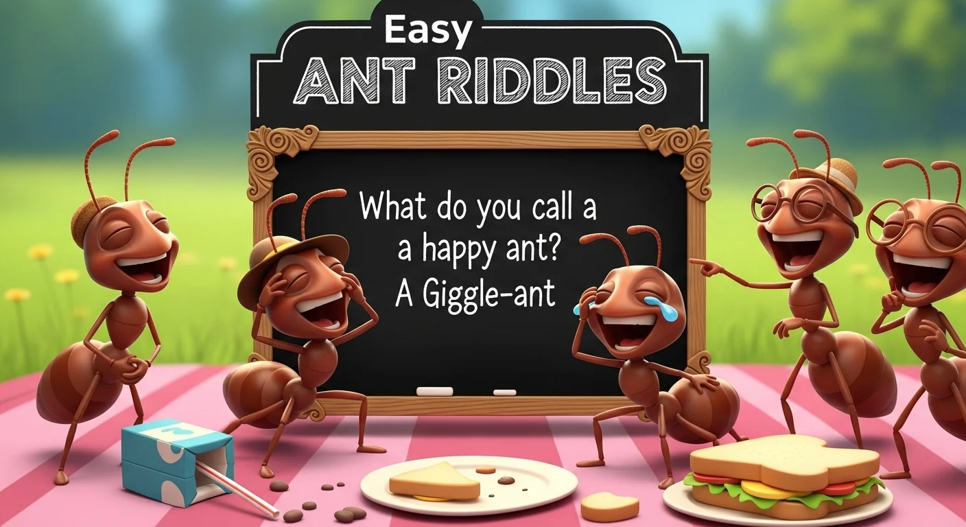 Easy Ant Riddles for Kids Funny
