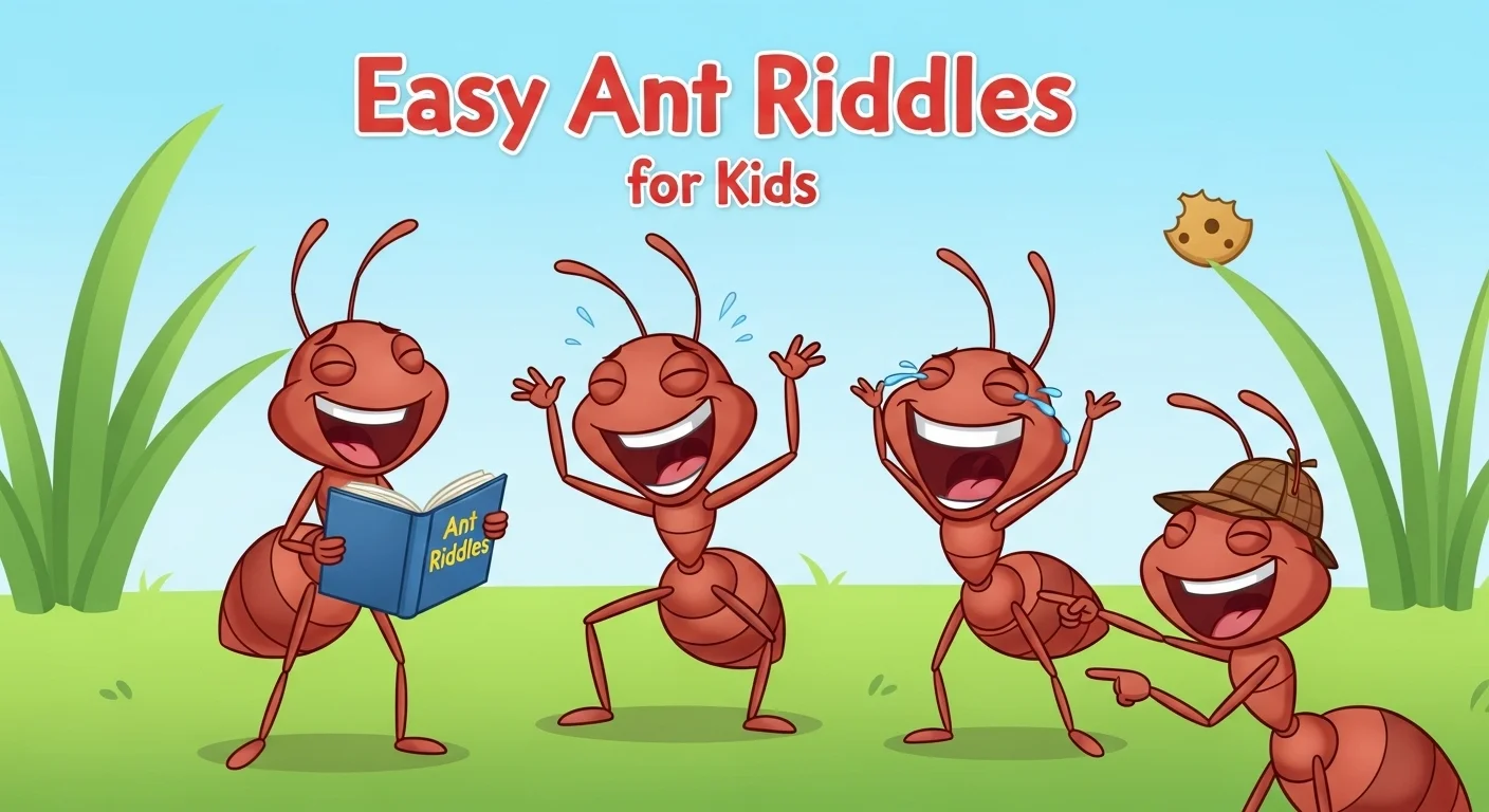 Easy Ant Riddles for Kids with Answers