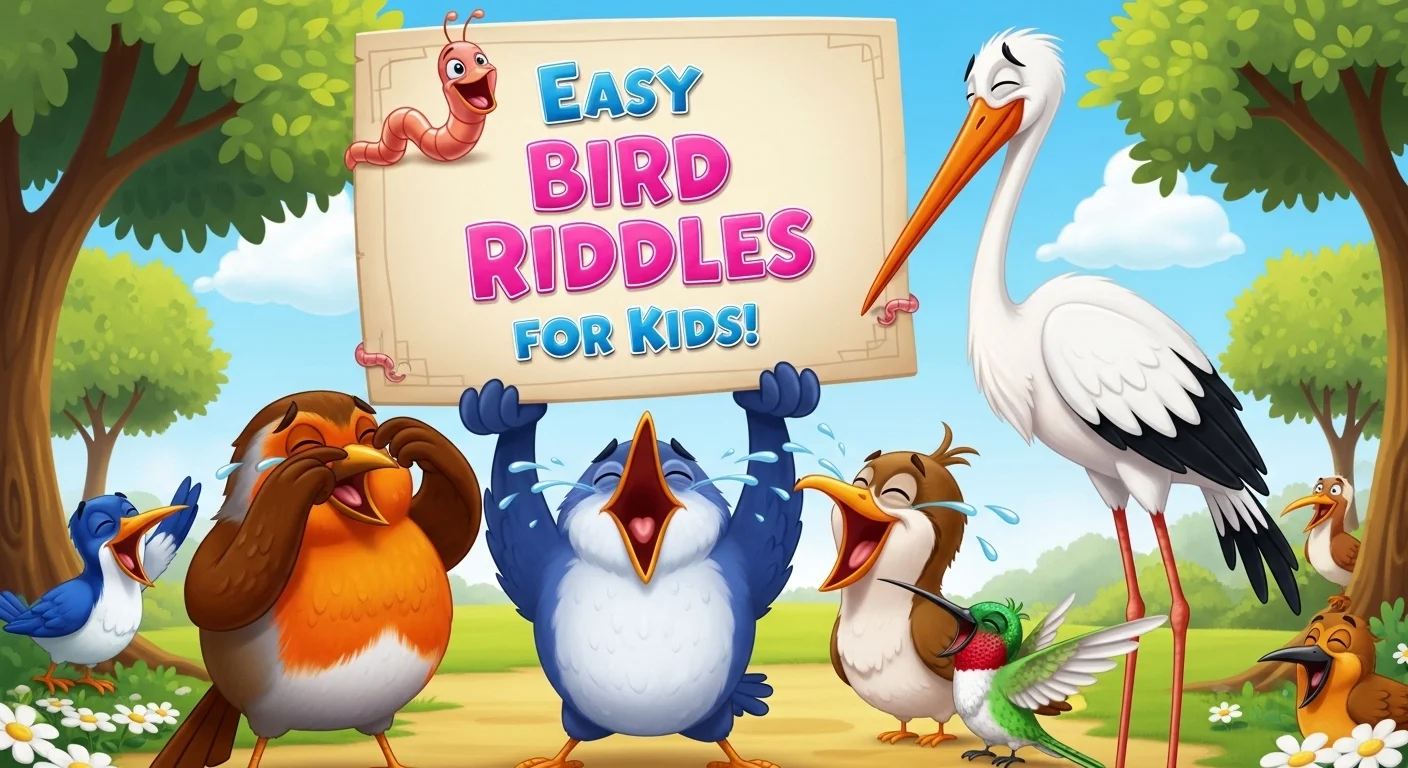 Easy Bird Riddles for Kids with Answers
