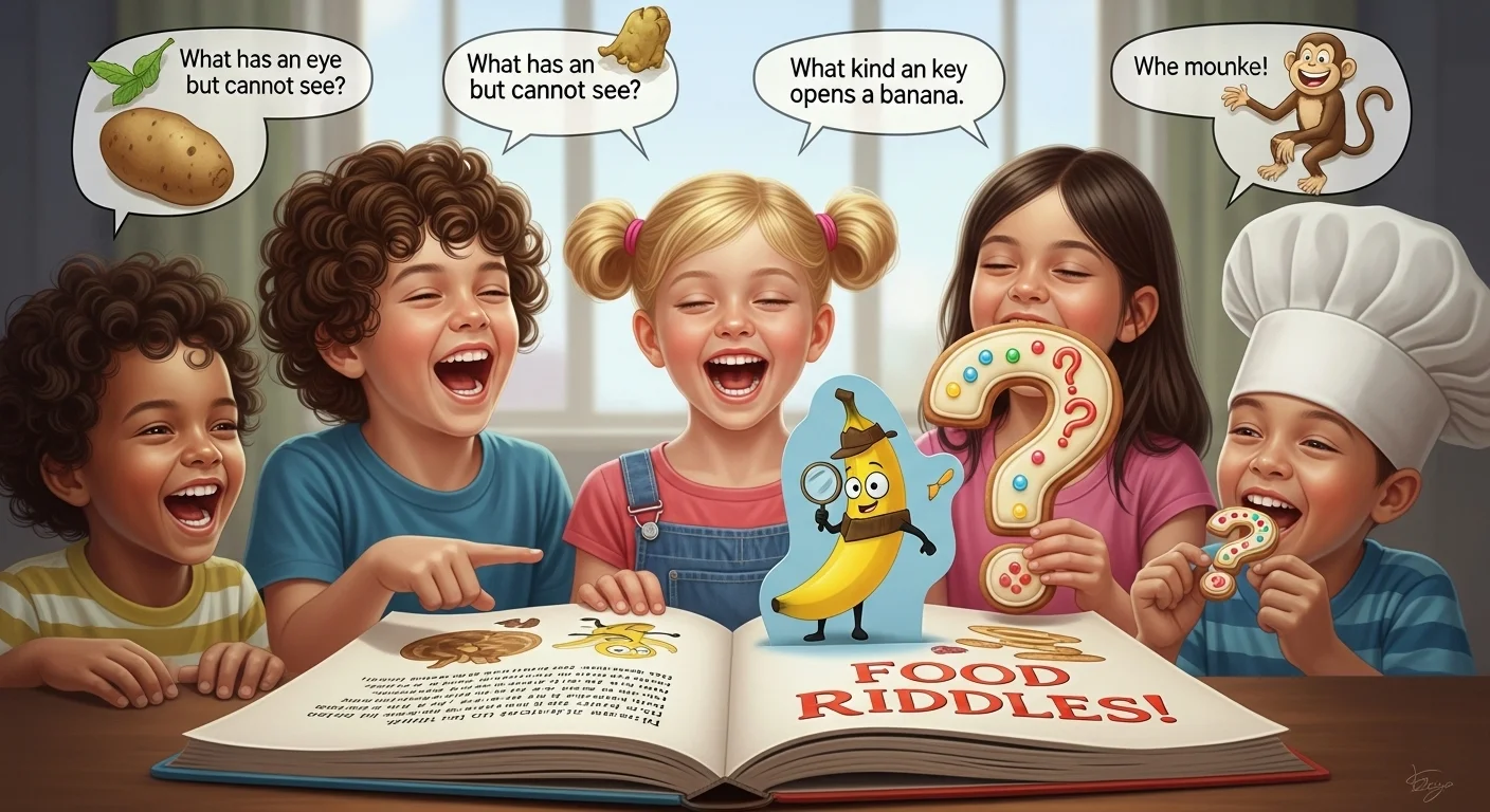 Food Riddles for Kids (Hard)