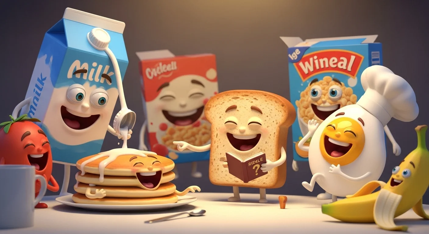 Funny Breakfast Riddles for Kids