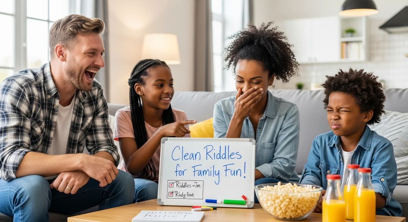 Funny but Clean Riddles for Family Laughs