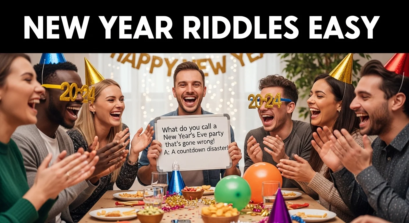 New Year Riddles for Adults