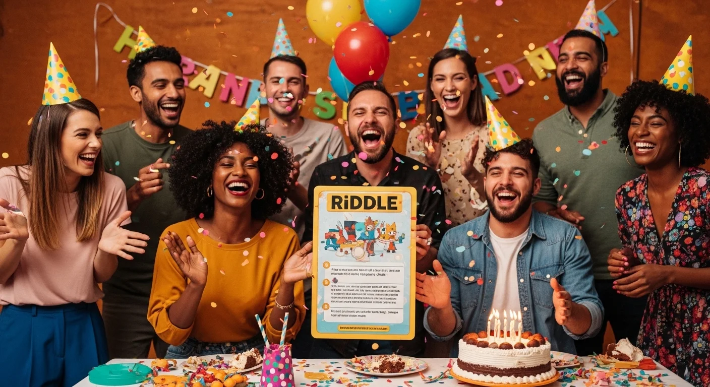 Riddles for Birthday Parties for Adults