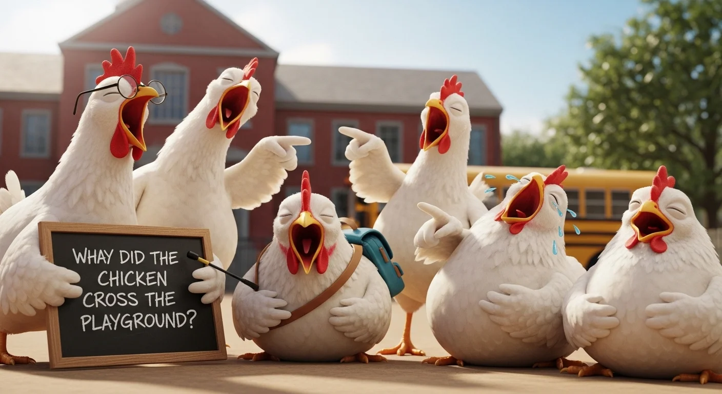 School Chicken Riddles Funny