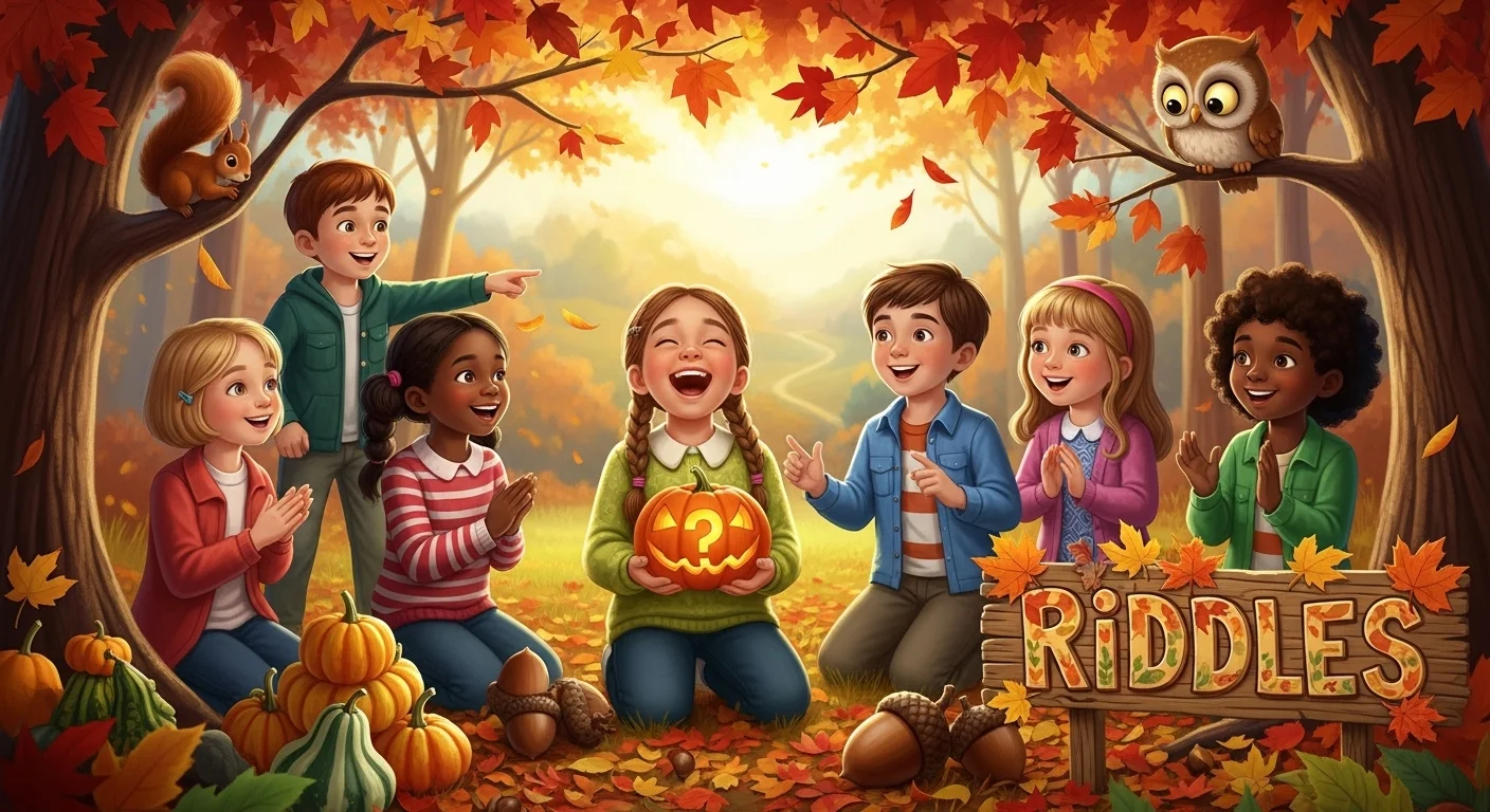 Short Autumn Riddles for Kids