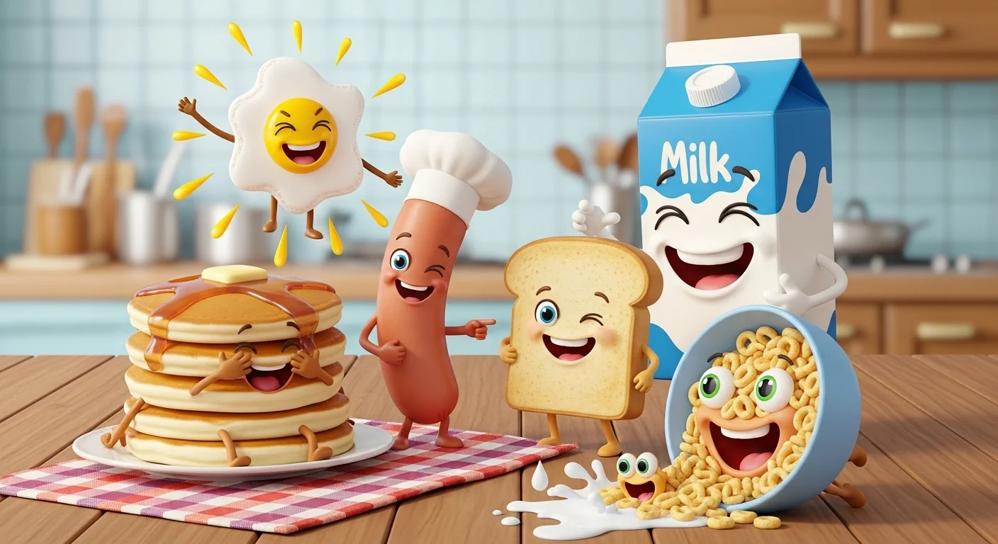 Short Breakfast Riddles for Kids