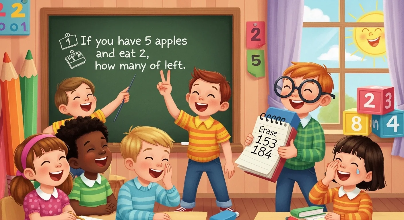 Subtraction Riddles Kids with Answers