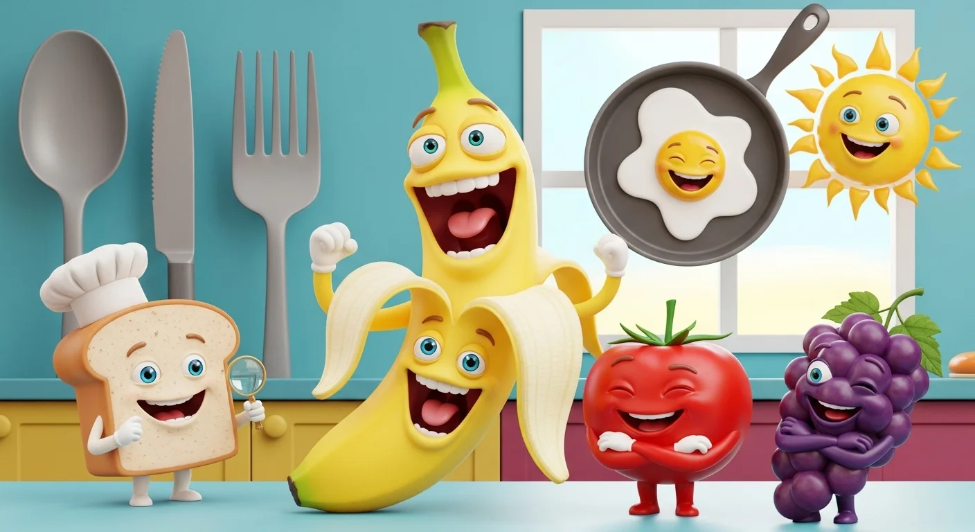 Tricky Riddles About Food for Kids