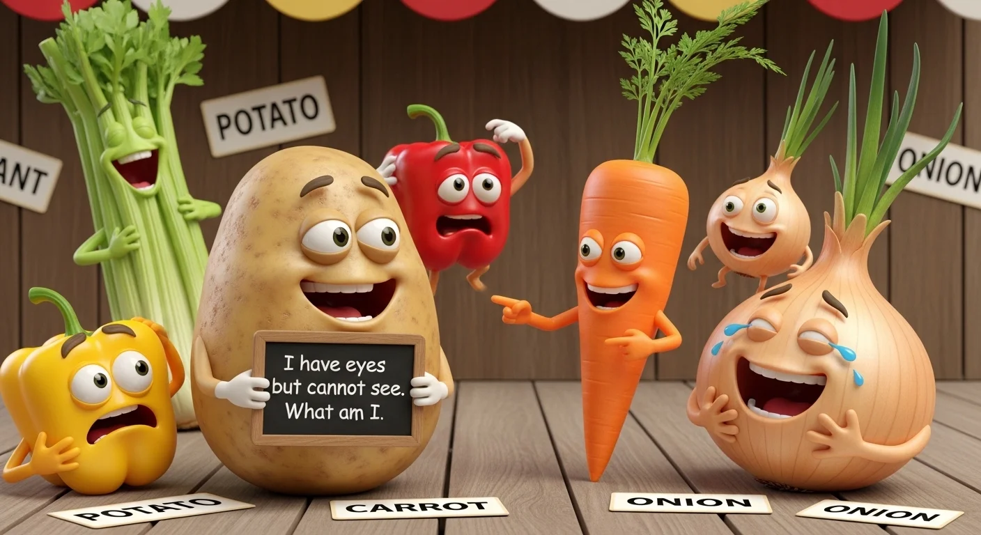 Vegetable Riddles with Answers for Kids