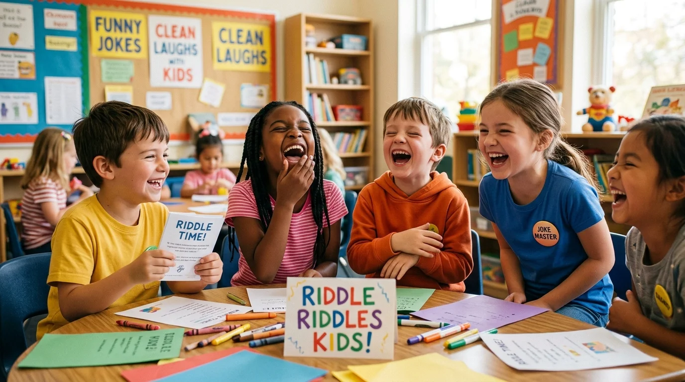Clean Joke Riddles Kids English