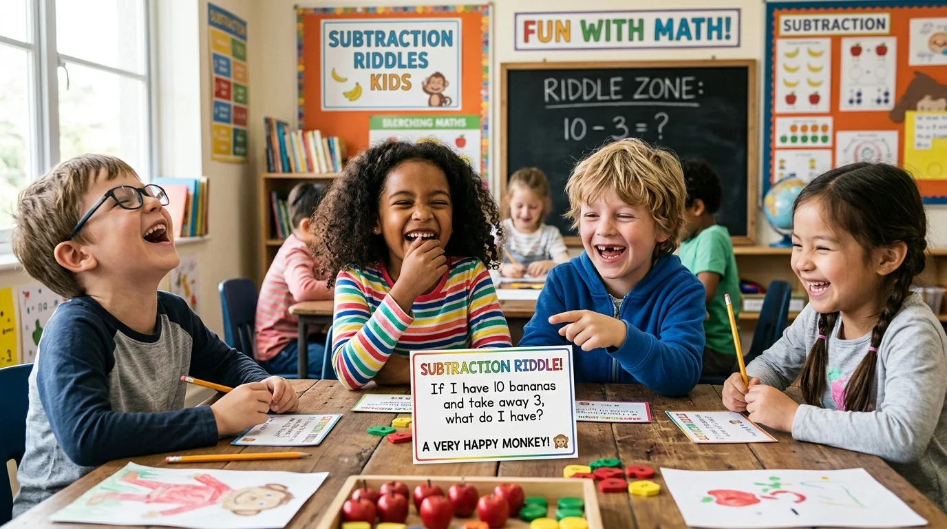 Space-Themed Subtraction Riddles for Curious Minds